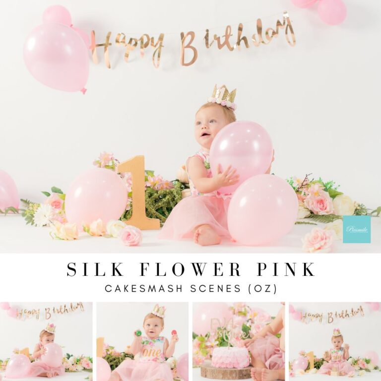 OZ CAKE SILK FLOWER PINK